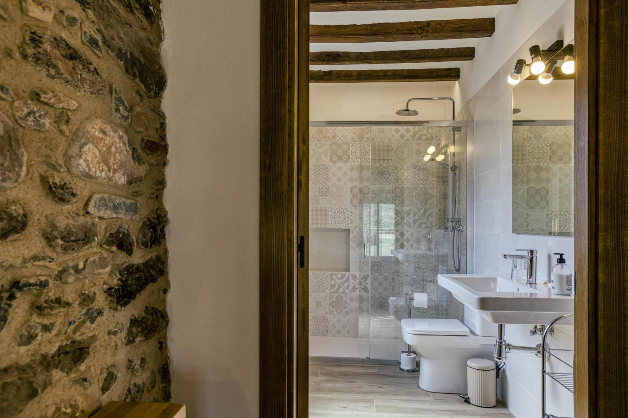 Casa Rural Mas Plantalech La Vall de Bianya Dış mekan fotoğraf