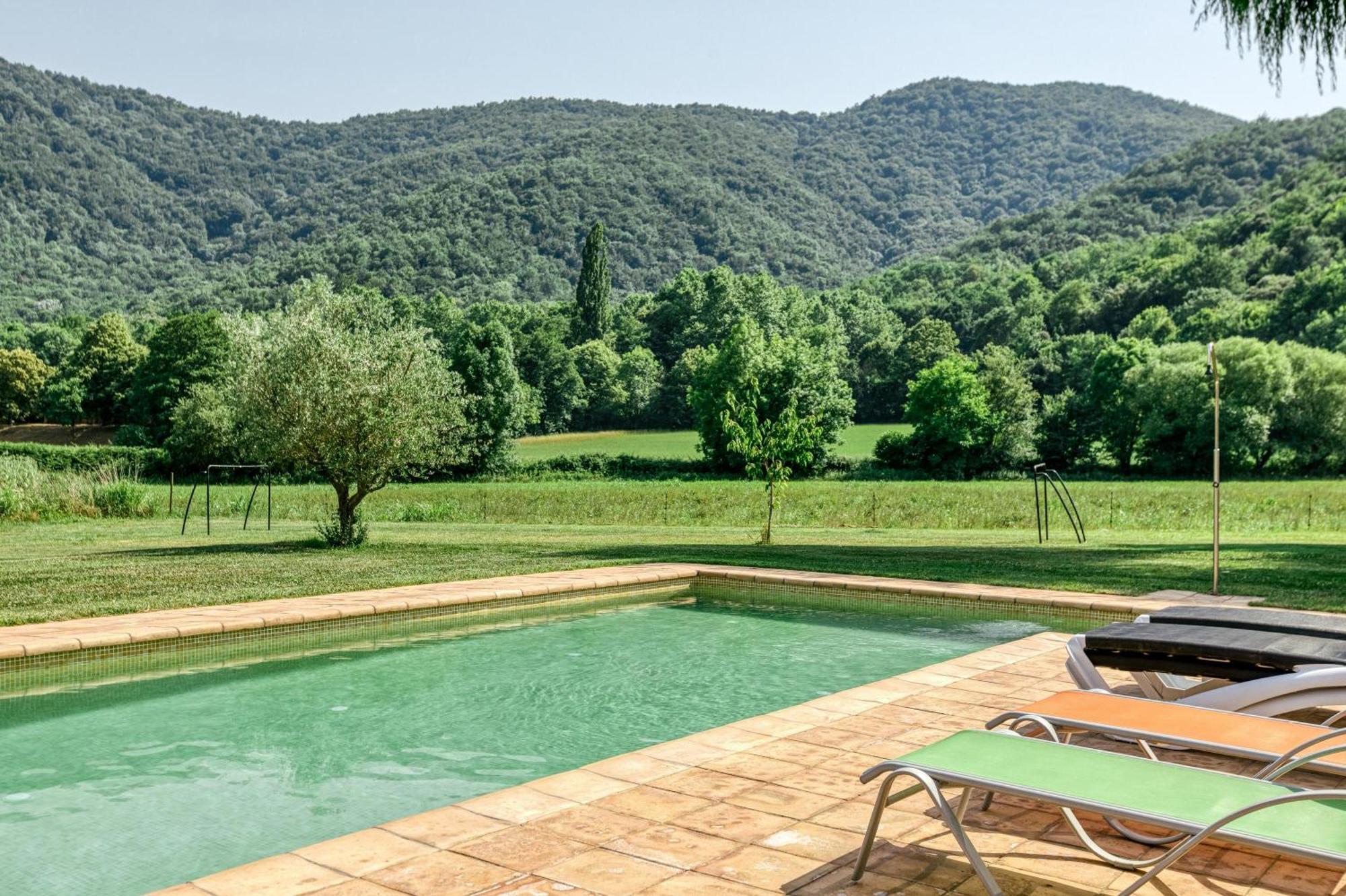 Casa Rural Mas Plantalech La Vall de Bianya Dış mekan fotoğraf